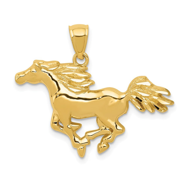 14k Yellow Gold Pendants Style C4041 - Classique Jewelry Inc.
