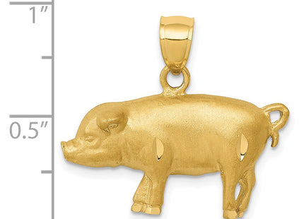 14k Yellow Gold Pendants Style C4060 - Classique Jewelry Inc.