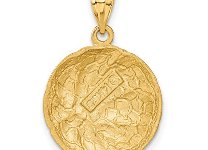 14K gold charm, another view
