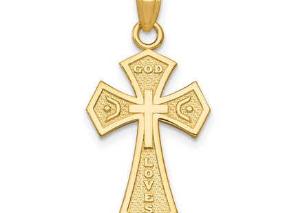 14k Yellow Gold Pendants Style C4175 - Classique Jewelry Inc.