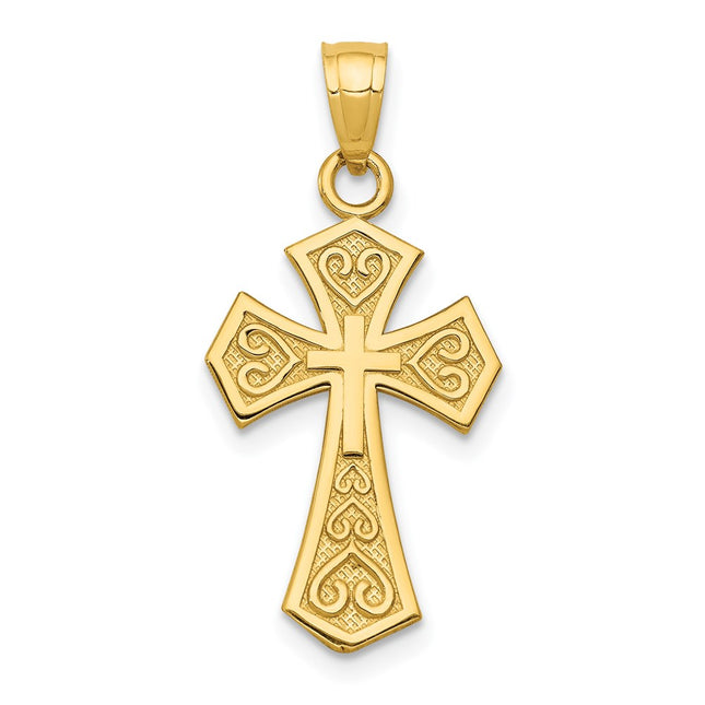 14k Yellow Gold Pendants Style C4175 - Classique Jewelry Inc.