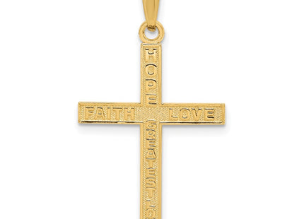 14k Yellow Gold Pendants Style C4176 - Classique Jewelry Inc.