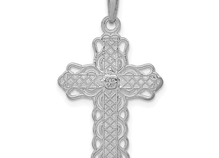 14k White Gold Pendants Style C4184W - Classique Jewelry Inc.