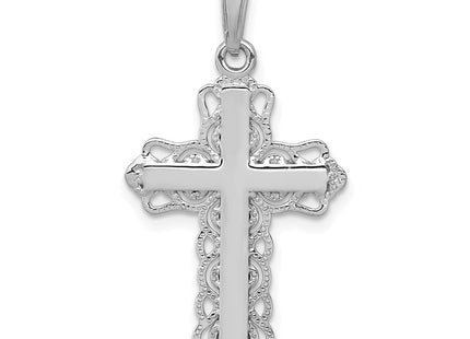 14k White Gold Pendants Style C4184W - Classique Jewelry Inc.