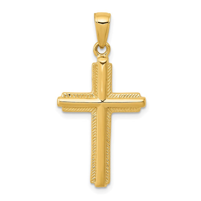 14k Yellow Gold Pendants Style C4203 - Classique Jewelry Inc.