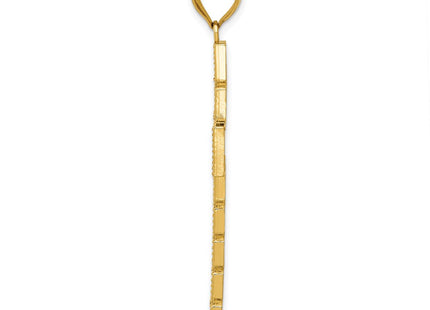 14k Yellow & Rhodium Pendants Style C4216 - Classique Jewelry Inc.