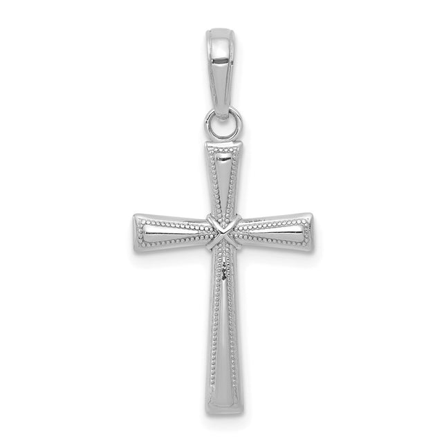 14k White Gold Pendants Style C4235W - Classique Jewelry Inc.