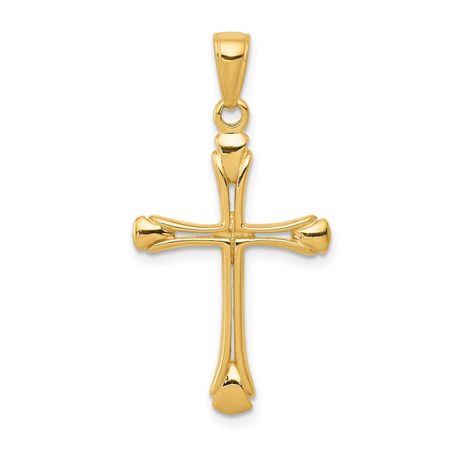 14k Yellow Gold Pendants Style C4242 - Classique Jewelry Inc.