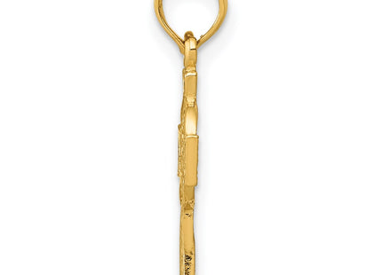 14k Yellow Gold Pendants Style C4249 - Classique Jewelry Inc.