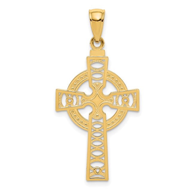 14k Yellow Gold Pendants Style C4250 - Classique Jewelry Inc.