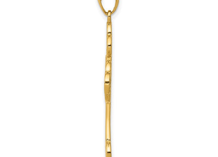 14k Yellow Gold Pendants Style C4263 - Classique Jewelry Inc.