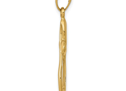 14k Yellow Gold Pendants Style C4291 - Classique Jewelry Inc.