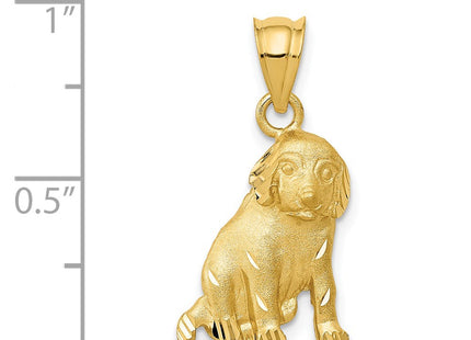 14K gold charm, further view