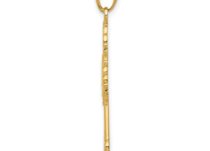 14k Yellow Gold Pendants Style C4306 - Classique Jewelry Inc.