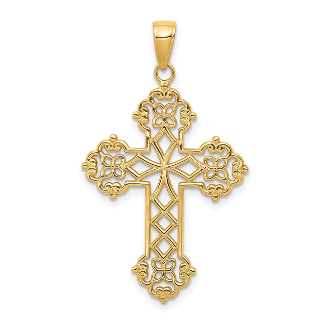 14k Yellow Gold Pendants Style C4306 - Classique Jewelry Inc.