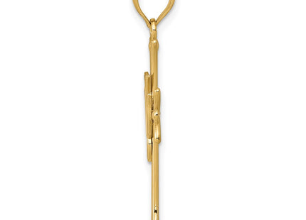 14k Yellow Gold Pendants Style C4311 - Classique Jewelry Inc.
