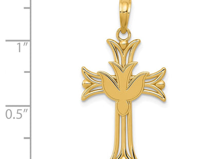 14k Yellow Gold Pendants Style C4311 - Classique Jewelry Inc.