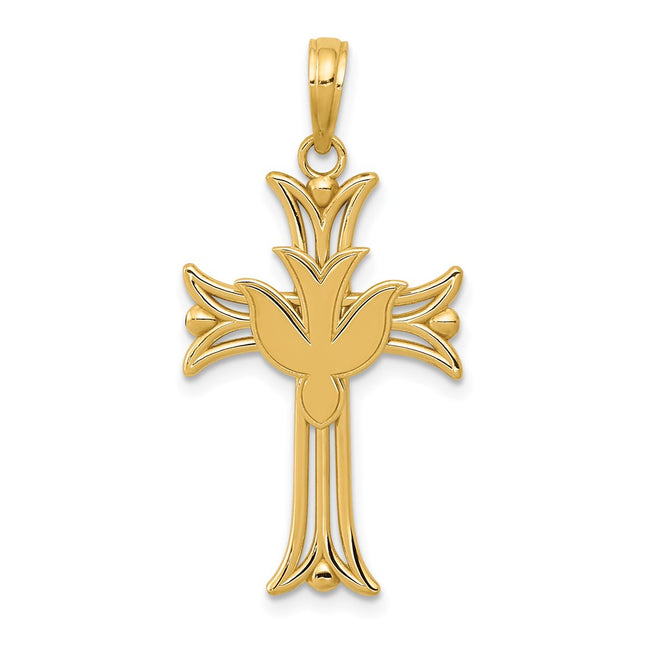 14k Yellow Gold Pendants Style C4311 - Classique Jewelry Inc.