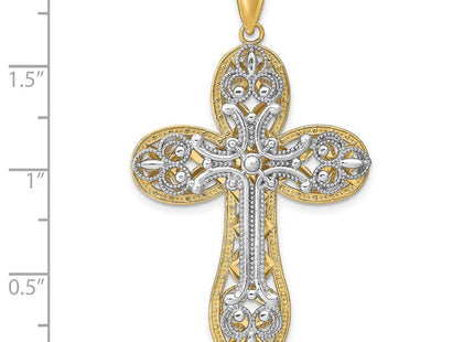 14k Two-tone Pendants Style C4325 - Classique Jewelry Inc.