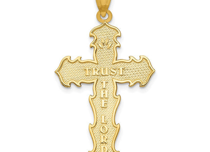 14k Passion Cross Pendant (Style C4331)