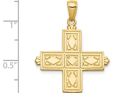 14k Yellow Gold Pendants Style C4332 - Classique Jewelry Inc.