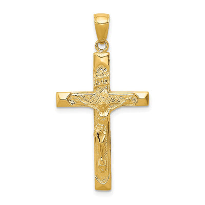 14K gold crucifix pendant