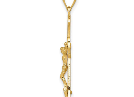 14K Crucifix Pendant (Style C4345)