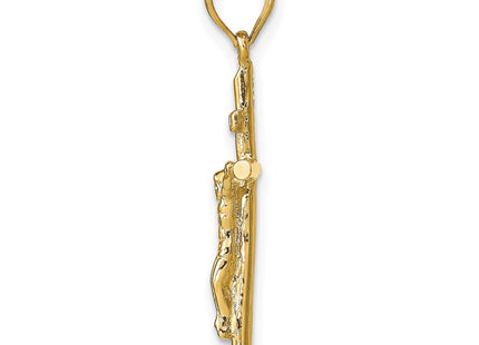 14k Yellow Gold Pendants Style C4355 - Classique Jewelry Inc.