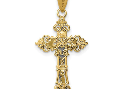 14k Two-tone Pendants Style C4386 - Classique Jewelry Inc.