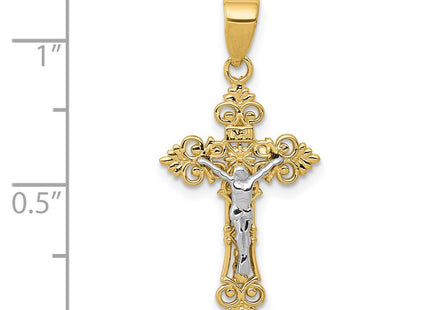 14k Two-tone Pendants Style C4386 - Classique Jewelry Inc.