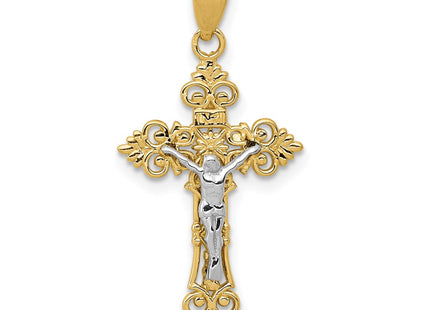 14k Two-tone Pendants Style C4386 - Classique Jewelry Inc.