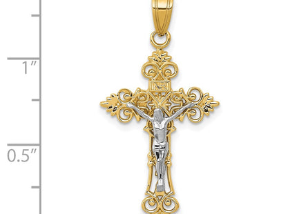 14k Two-tone Pendants Style C4387 - Classique Jewelry Inc.