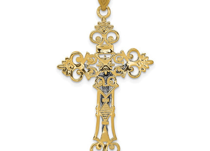 14k Two-tone Pendants Style C4388 - Classique Jewelry Inc.