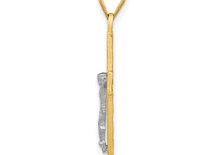 14k Two-tone Pendants Style C4392 - Classique Jewelry Inc.