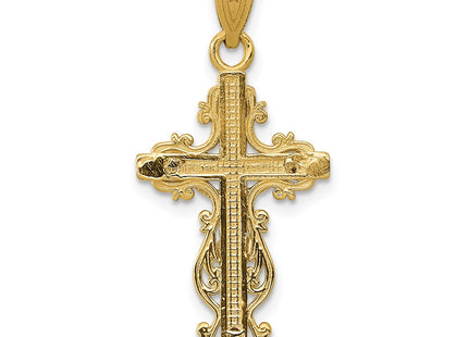 14k Two-tone Pendants Style C4395 - Classique Jewelry Inc.