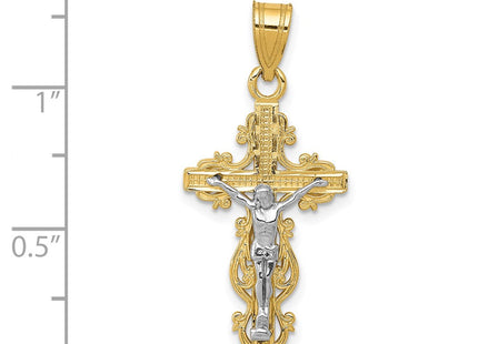 14k Two-tone Pendants Style C4395 - Classique Jewelry Inc.