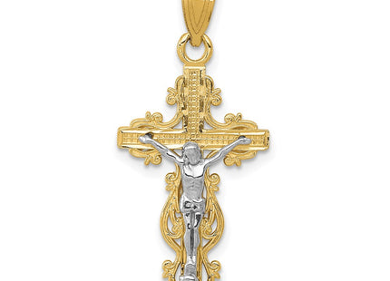 14k Two-tone Pendants Style C4395 - Classique Jewelry Inc.