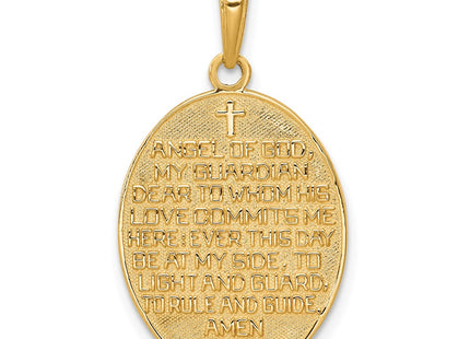 14k Yellow & Rhodium Pendants Style C4410 - Classique Jewelry Inc.