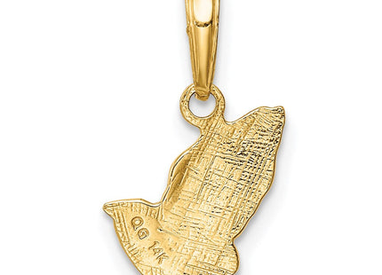 14K gold pendant, another view