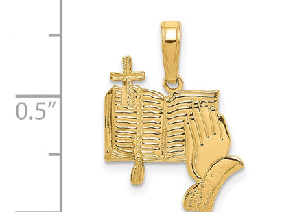 14k Yellow Gold Pendants Style C4419 - Classique Jewelry Inc.