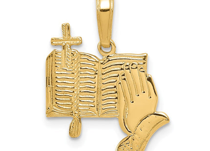 14k Yellow Gold Pendants Style C4419 - Classique Jewelry Inc.