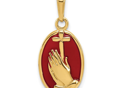 14k Yellow Gold Pendants Style C4420 - Classique Jewelry Inc.