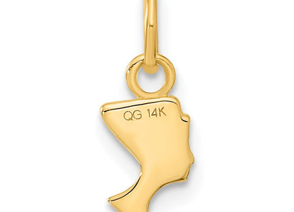 14k Nefertiti Charm (Style C443)