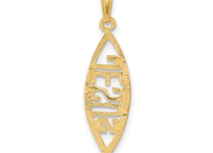 14k Yellow Gold Pendants Style C4446 - Classique Jewelry Inc.