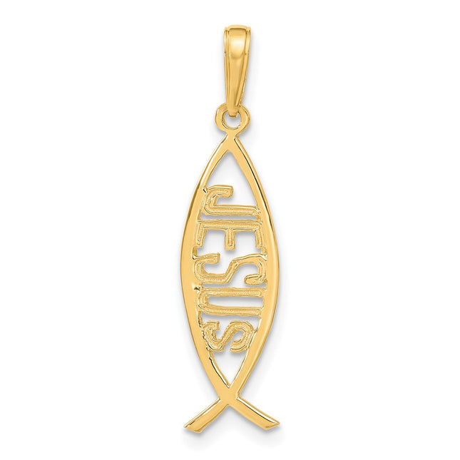 14k Yellow Gold Pendants Style C4446 - Classique Jewelry Inc.