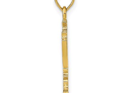 14k Yellow Gold Pendants Style C4451 - Classique Jewelry Inc.