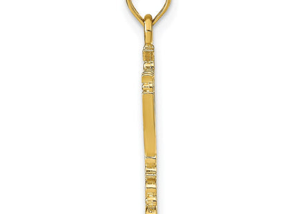 14K Menorah Pendant (Style C4451)