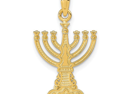 14K Menorah Pendant (Style C4451)