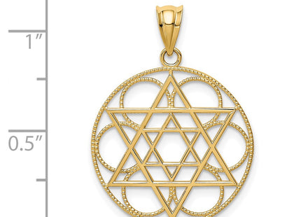 14k Yellow Gold Pendants Style C4453 - Classique Jewelry Inc.