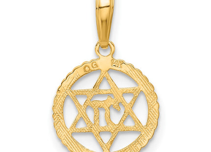 14k Yellow Gold Pendants Style C4459 - Classique Jewelry Inc.